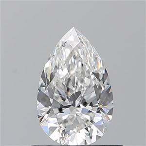 Picture of Natural Diamond 0.70 Carats, Pear with  Cut, E Color, VS2 Clarity and Certified by GIA