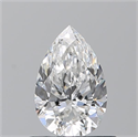 Diamante Natural 0.70 quilates, De pera , Color E, claridad VS2 y certificado GIA