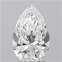 Natural Diamond 1.73 Carats, Pear with  Cut, D Color, VS2 Clarity and Certified by GIA