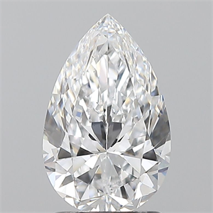 Picture of Natural Diamond 1.73 Carats, Pear with  Cut, D Color, VS2 Clarity and Certified by GIA