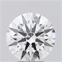 Del inventario de diamantes de laboratorio, 3.70 quilates, Redondo , Color D, claridad VVS1 y certificado IGI
