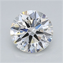 Del inventario de diamantes de laboratorio, 1.05 quilates, Redondo , Color F, claridad VS2 y certificado IGI