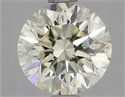 Natural Diamond 1.50 Carats, Round with Very Good Cut, N Color, VS1 Clarity and Certified by IGI