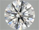 Lab Grown Diamond 4.64 Carats, Round with Ideal Cut, F Color, VS2 Clarity and Certified by IGI