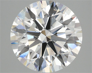Picture of Lab Grown Diamond 4.64 Carats, Round with Ideal Cut, F Color, VS2 Clarity and Certified by IGI