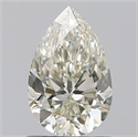 Diamante Natural 0.90 quilates, De pera , Color K, claridad VVS2 y certificado IGI