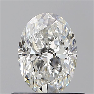 Picture of Natural Diamond 0.55 Carats, Oval with  Cut, G Color, VS2 Clarity and Certified by GIA