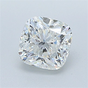 Foto Diamante Natural 0.95 quilates, Del cojín , Color F, claridad SI2 y certificado GIA de