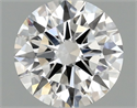 Lab Grown Diamond 1.10 Carats, Round with Ideal Cut, F Color, VVS2 Clarity and Certified by IGI