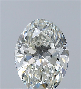 Picture of Natural Diamond 0.70 Carats, Oval with  Cut, J Color, VS2 Clarity and Certified by GIA