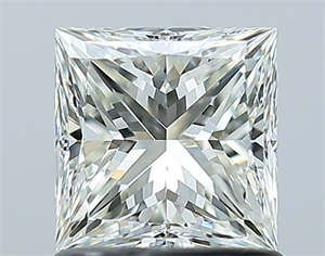 Picture of Natural Diamond 1.01 Carats, Princess with  Cut, H Color, VVS1 Clarity and Certified by IGI