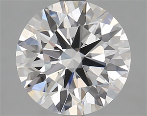 Picture of Lab Grown Diamond 2.96 Carats, Round with Excellent Cut, D Color, VVS1 Clarity and Certified by GIA