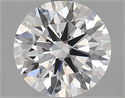 Lab Grown Diamond 2.96 Carats, Round with Excellent Cut, D Color, VVS1 Clarity and Certified by GIA