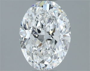 Picture of Natural Diamond 0.80 Carats, Oval with  Cut, E Color, SI2 Clarity and Certified by GIA