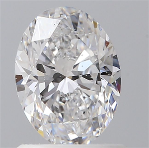 Foto Diamante Natural 0.90 quilates, Ovalado , Color D, claridad SI1 y certificado GIA de