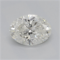 Diamante Natural 0.80 quilates, Ovalado , Color I, claridad I1 y certificado GIA