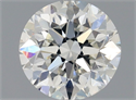 Natural Diamond 0.70 Carats, Round with Very Good Cut, I Color, SI1 Clarity and Certified by GIA