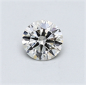 Diamante Natural 0.50 quilates, Redondo , Color I, claridad VS2 y certificado GIA