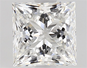 Picture of Natural Diamond 1.12 Carats, Princess with  Cut, F Color, VS1 Clarity and Certified by GIA