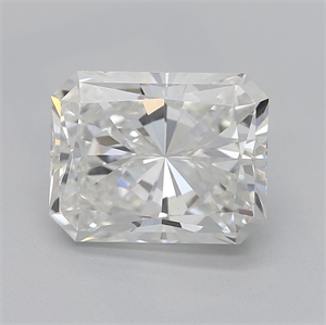 Picture of Natural Diamond 1.81 Carats, Radiant with  Cut, H Color, VS1 Clarity and Certified by GIA
