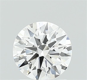 Picture of Lab Grown Diamond 1.02 Carats, Round with Ideal Cut, D Color, VVS2 Clarity and Certified by IGI