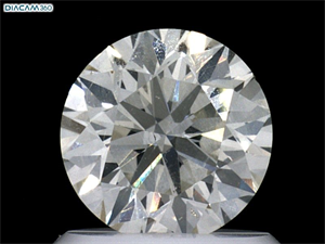 Foto Diamante Natural 1.00 quilates, Redondo , Color K, claridad SI1 y certificado GIA de