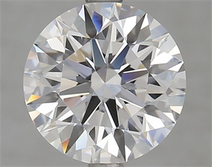 Picture of Lab Grown Diamond 3.18 Carats, Round with Ideal Cut, D Color, FL Clarity and Certified by IGI