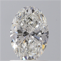 Natural Diamond 0.91 Carats, Oval with  Cut, G Color, SI1 Clarity and Certified by GIA
