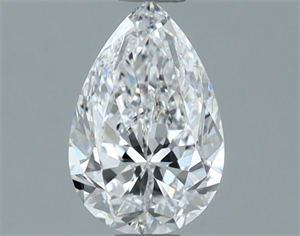 Picture of Natural Diamond 0.90 Carats, Pear with  Cut, D Color, VS2 Clarity and Certified by GIA
