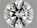 Diamante Natural 0.50 quilates, Redondo , Color H, claridad IF y certificado GIA