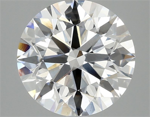 Picture of Lab Grown Diamond 3.06 Carats, Round with Ideal Cut, E Color, VS2 Clarity and Certified by IGI