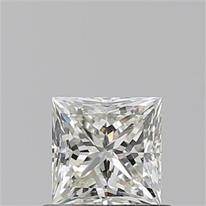 Picture of Natural Diamond 0.71 Carats, Princess with  Cut, K Color, VS1 Clarity and Certified by GIA