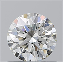Natural Diamond 0.73 Carats, Round with Excellent Cut, J Color, IF Clarity and Certified by GIA