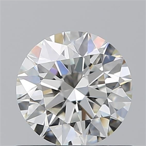 Picture of Natural Diamond 0.73 Carats, Round with Excellent Cut, J Color, IF Clarity and Certified by GIA