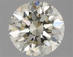 Picture of Natural Diamond 1.53 Carats, Round with Very Good Cut, M Color, VVS1 Clarity and Certified by GIA