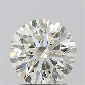 Picture of Natural Diamond 1.30 Carats, Round with Excellent Cut, J Color, VS2 Clarity and Certified by IGI