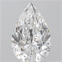 Diamante Natural 2.01 quilates, De pera , Color D, claridad SI2 y certificado GIA