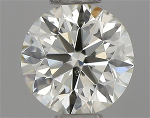 Foto Diamante Natural 0.50 quilates, Redondo , Color L, claridad SI1 y certificado IGI de