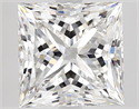 Natural Diamond 3.01 Carats, Princess with  Cut, E Color, VS2 Clarity and Certified by GIA