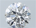 Natural Diamond 0.90 Carats, Round with Excellent Cut, F Color, SI1 Clarity and Certified by GIA