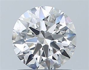 Picture of Natural Diamond 0.90 Carats, Round with Excellent Cut, F Color, SI1 Clarity and Certified by GIA