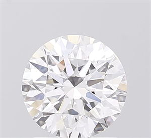 Picture of Lab Grown Diamond 1.57 Carats, Round with Excellent Cut, D Color, VVS2 Clarity and Certified by IGI