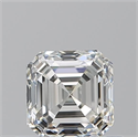 Natural Diamond 0.70 Carats, Asscher with  Cut, I Color, VVS1 Clarity and Certified by GIA