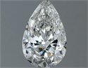 Natural Diamond 0.80 Carats, Pear with  Cut, H Color, VS1 Clarity and Certified by GIA
