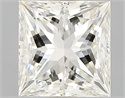 Natural Diamond 0.70 Carats, Princess with  Cut, K Color, VVS1 Clarity and Certified by GIA