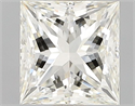 Natural Diamond 0.70 Carats, Princess with  Cut, K Color, VVS1 Clarity and Certified by GIA