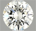 Natural Diamond 0.50 Carats, Round with Excellent Cut, H Color, VS2 Clarity and Certified by IGI
