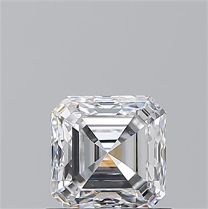 Picture of Natural Diamond 0.91 Carats, Asscher with  Cut, D Color, VS2 Clarity and Certified by GIA