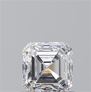 Picture of Natural Diamond 0.91 Carats, Asscher with  Cut, D Color, VS2 Clarity and Certified by GIA