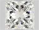 Natural Diamond 1.02 Carats, Princess with  Cut, H Color, VVS2 Clarity and Certified by GIA